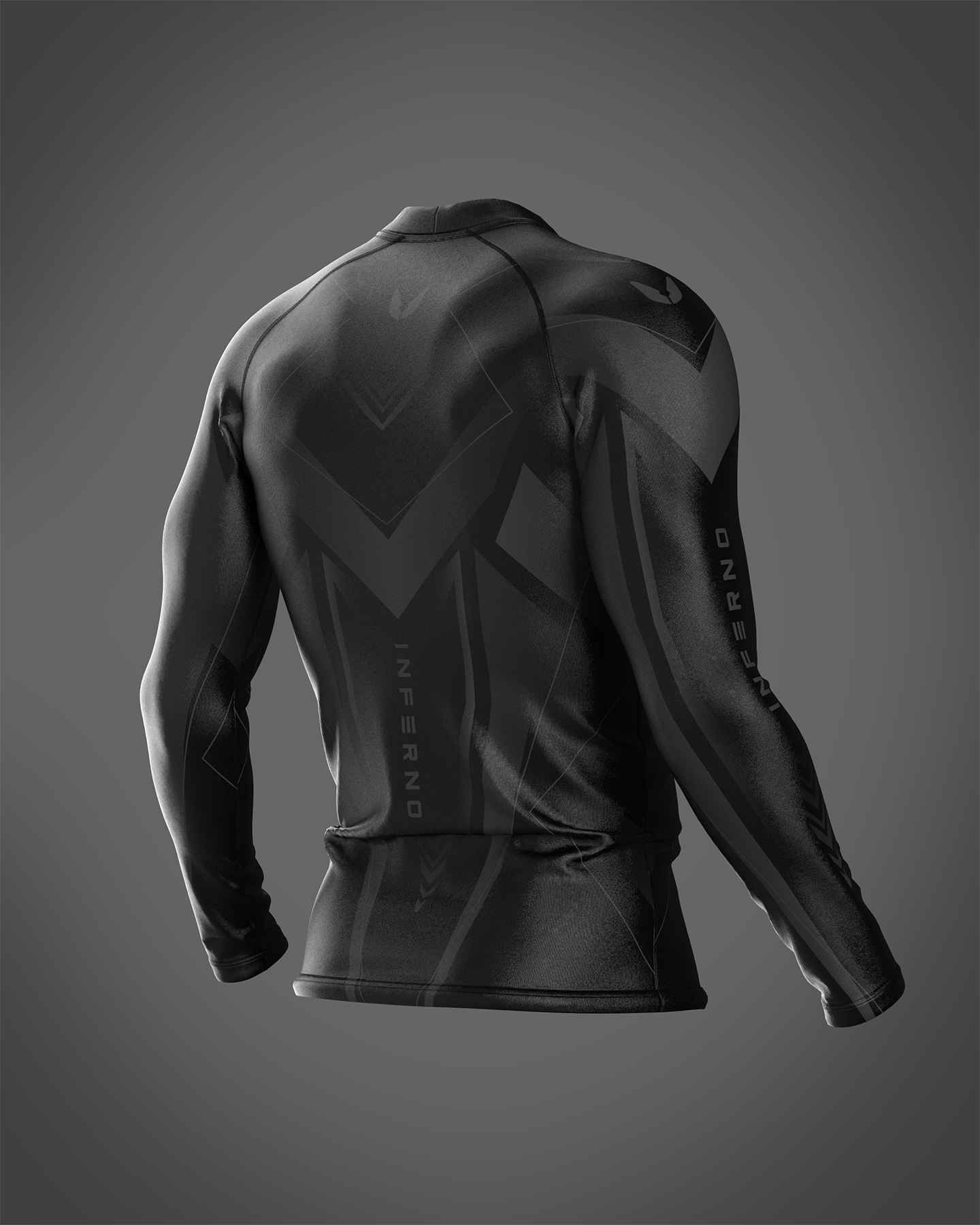 Custom long sleeve Rashguard - Spectrum - custominferno