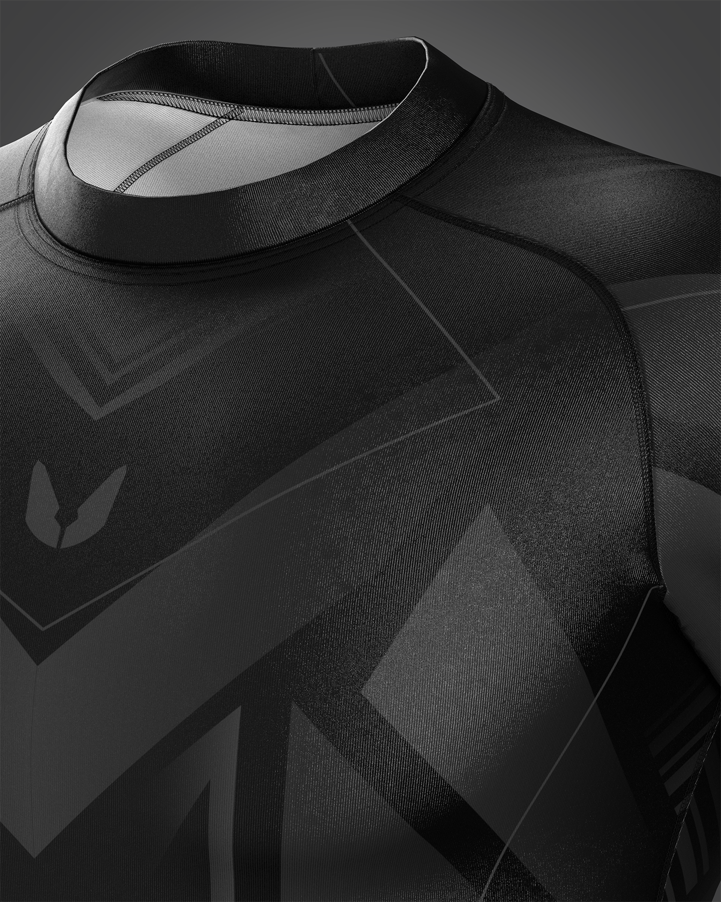 Custom long sleeve Rashguard - Spectrum - custominferno