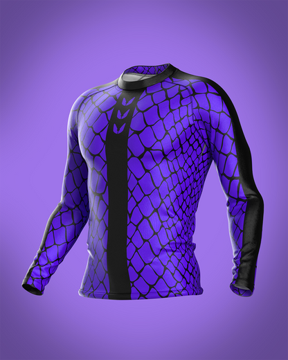 Custom long sleeve Rashguard - Veleno - custominferno