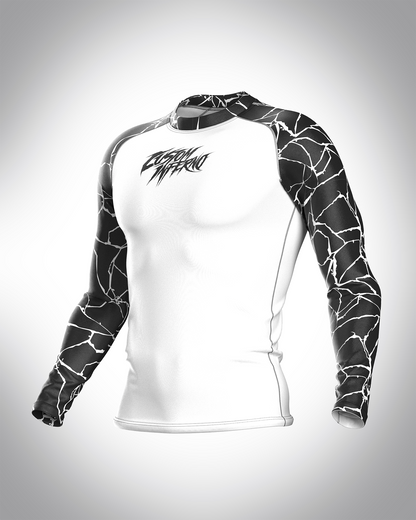 Custom long sleeve Rashguard - Marmor - custominferno