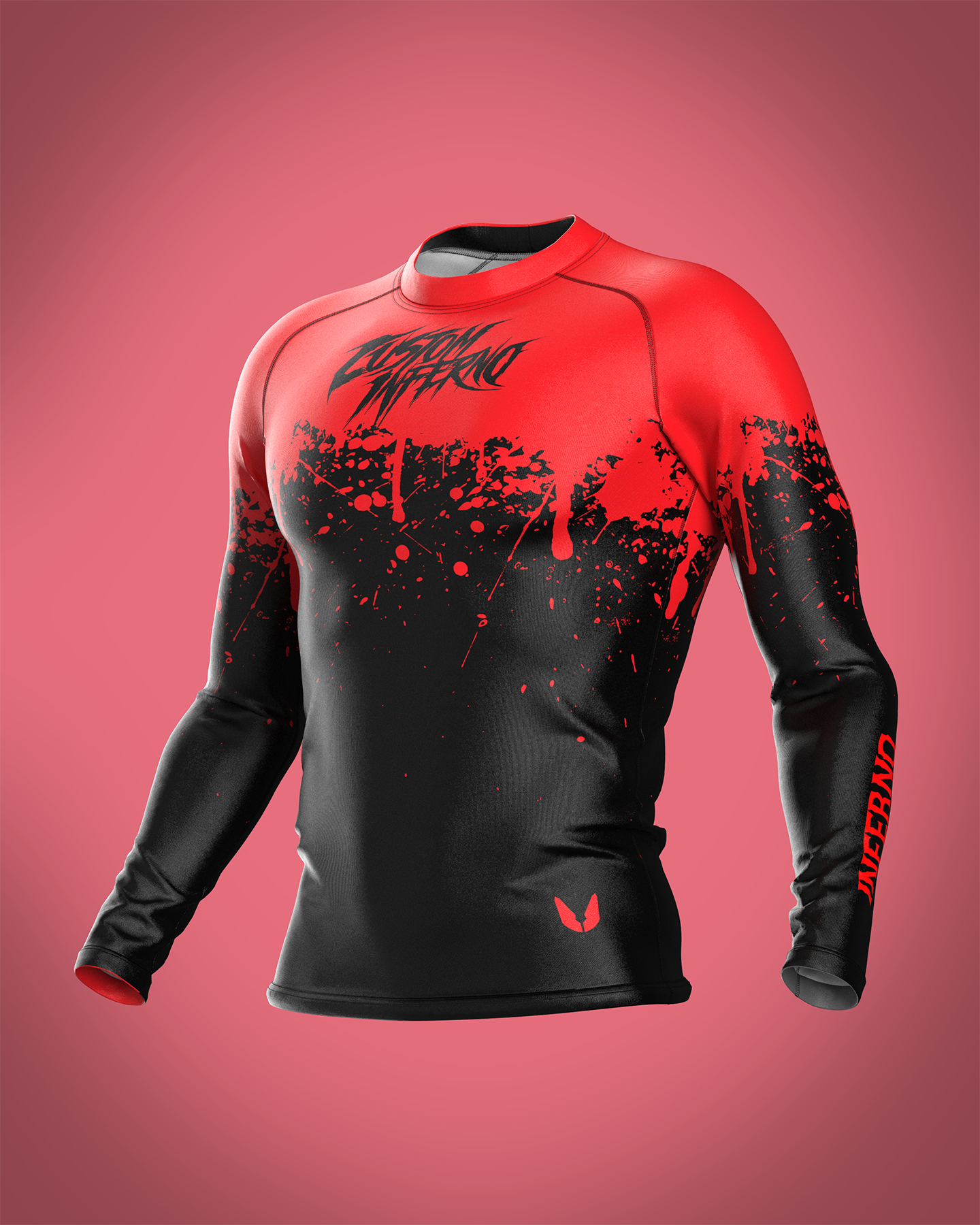 Custom long sleeve Rashguard - Bellator - custominferno