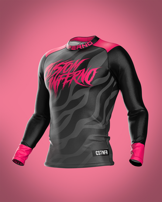 Custom long sleeve Rashguard - Rampage - custominferno
