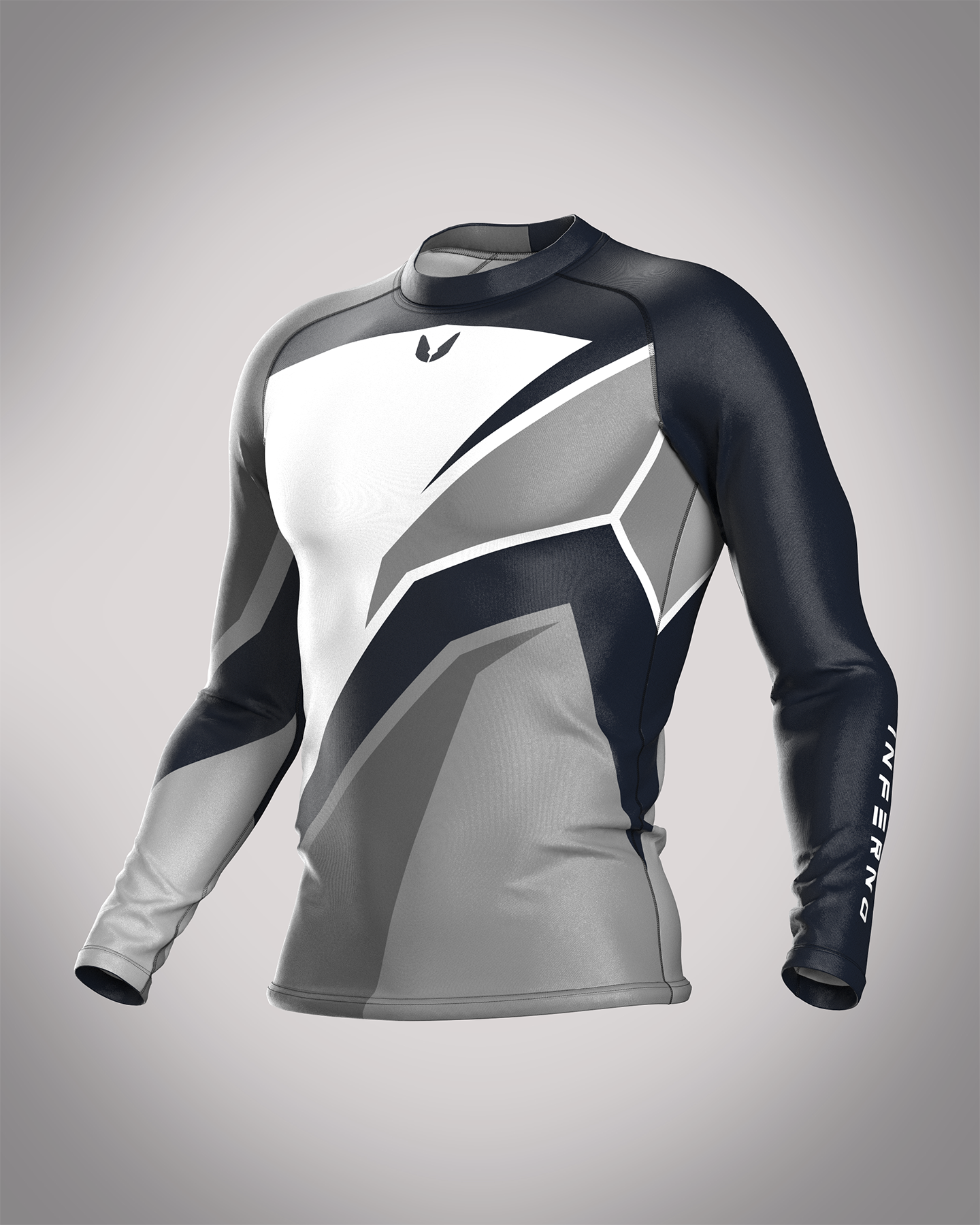 Custom long sleeve Rashguard - Phantom