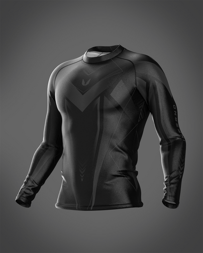 Custom long sleeve Rashguard - Spectrum - custominferno