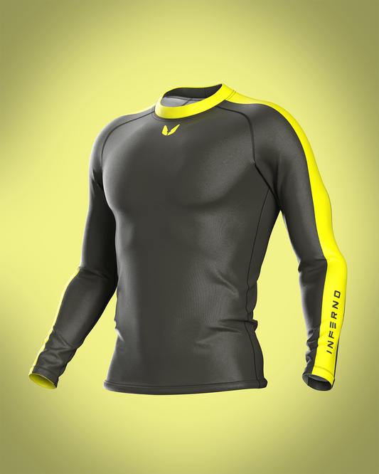 Custom long sleeve Rashguard - Fractal - custominferno