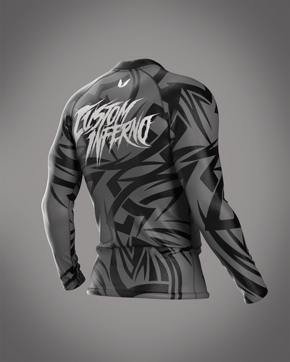 Custom long sleeve Rashguard - Surge - custominferno