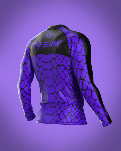 Custom long sleeve Rashguard - Veleno - custominferno