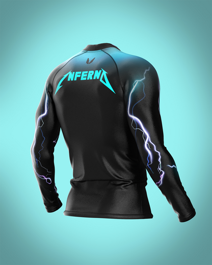Custom long sleeve Rashguard - Tuono - custominferno