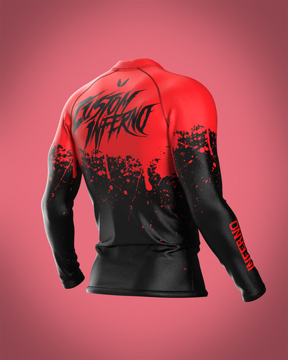 Custom long sleeve Rashguard - Bellator - custominferno