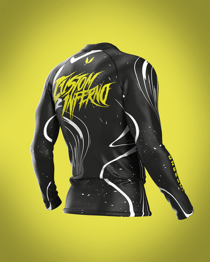 Custom long sleeve Rashguard - Fatus - custominferno