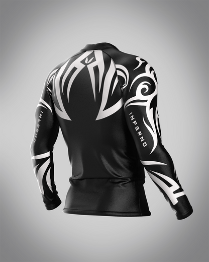 Custom long sleeve Rashguard - Titan - custominferno