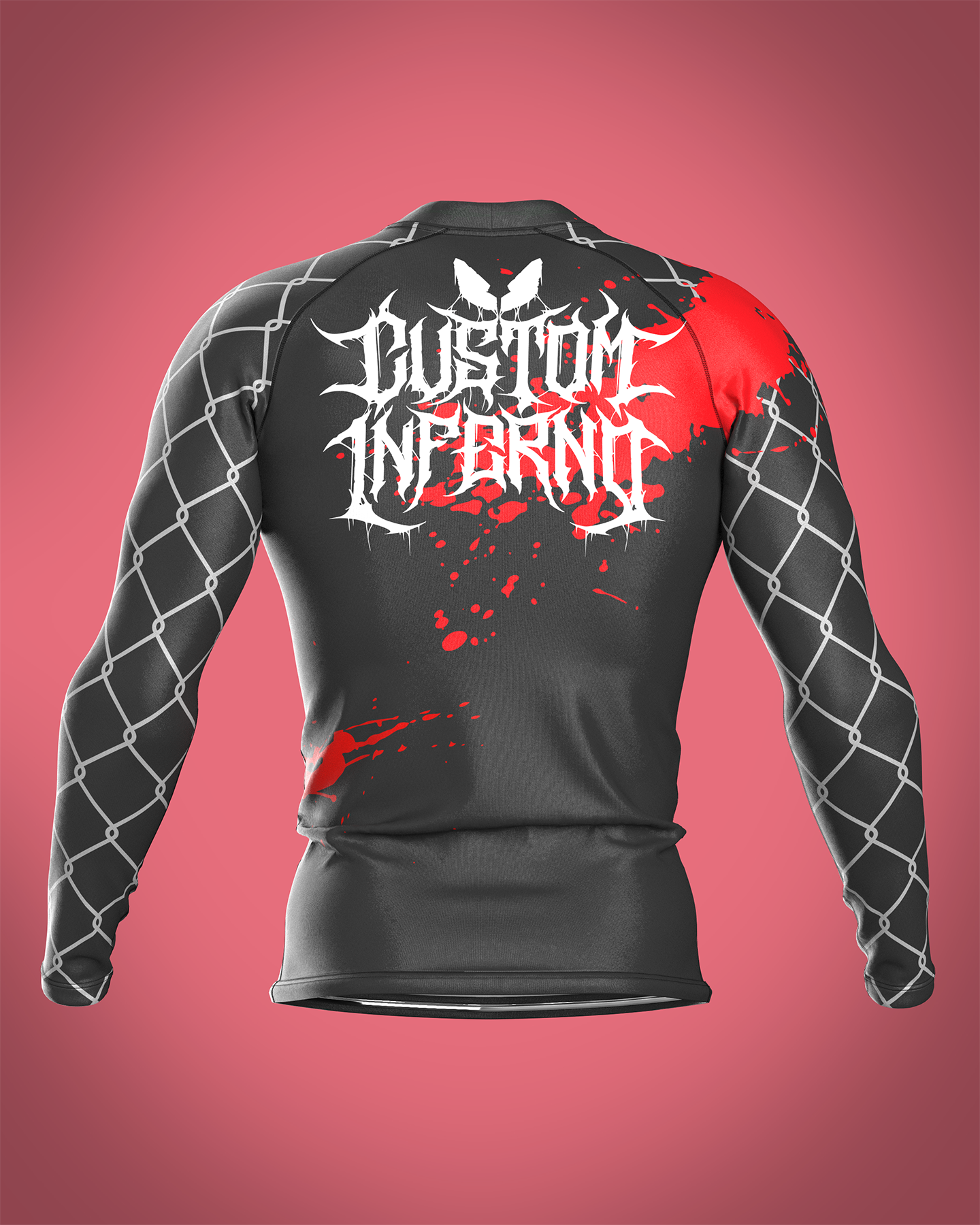 Custom long sleeve Rashguard - Fury - custominferno