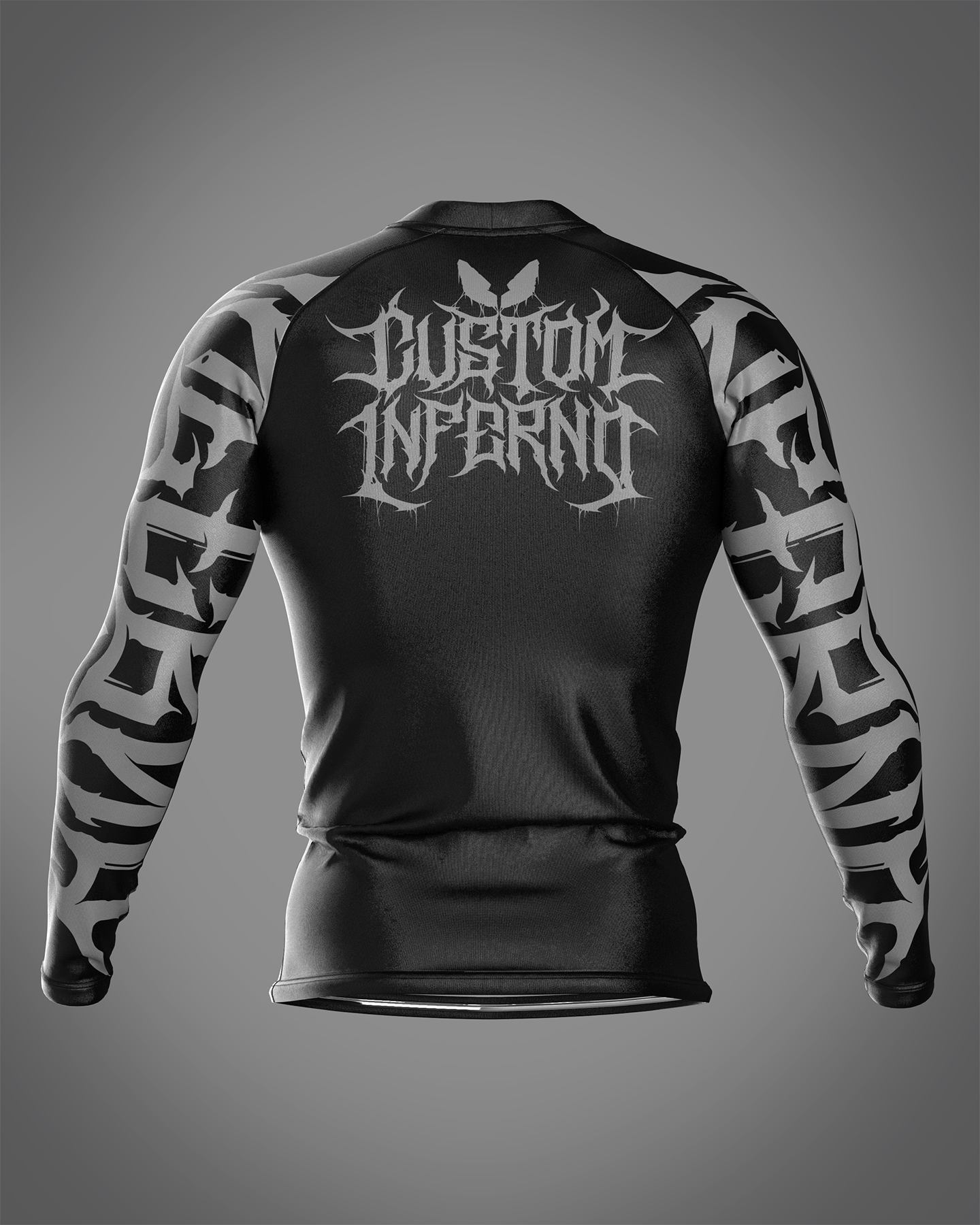 Custom long sleeve Rashguard - Infernus - custominferno