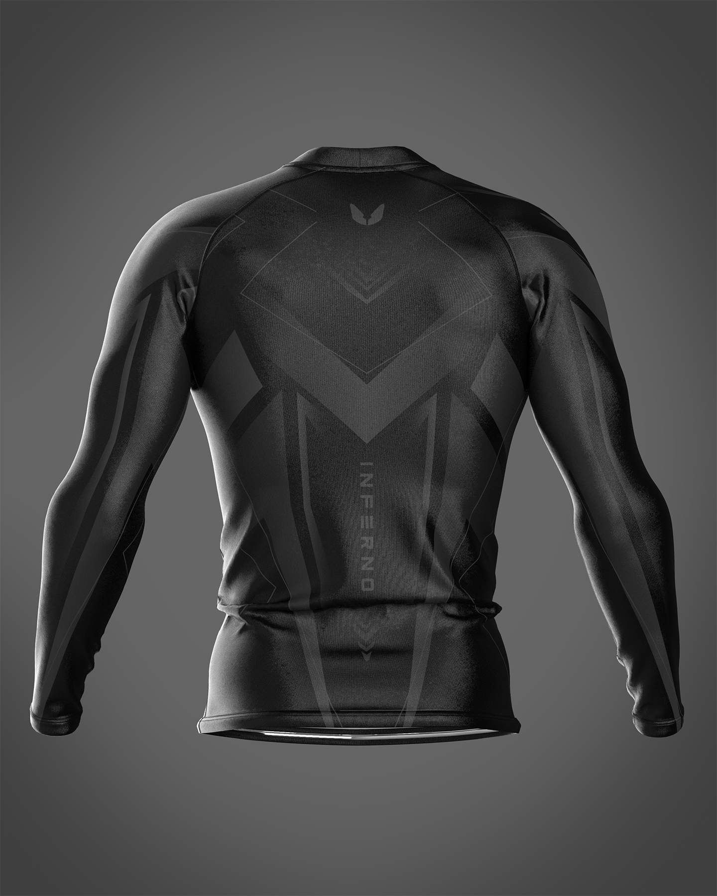 【CPGN STUDIO】Long Sleeve Heavy Overfit Stripe Dangara Custom long sleeve Rashguard - Spectrum