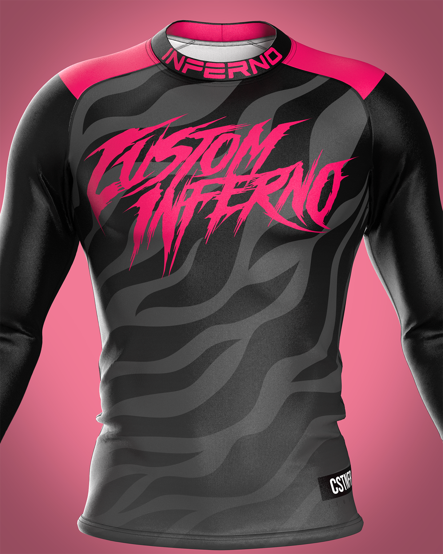 Custom long sleeve Rashguard - Rampage - custominferno
