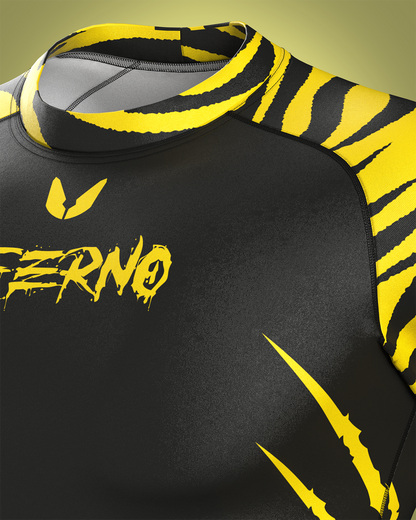 Custom long sleeve Rashguard - Safari - custominferno