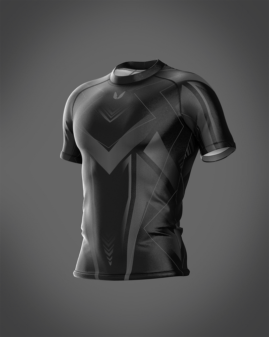 Custom short sleeve rashguard - Spectrum - custominferno