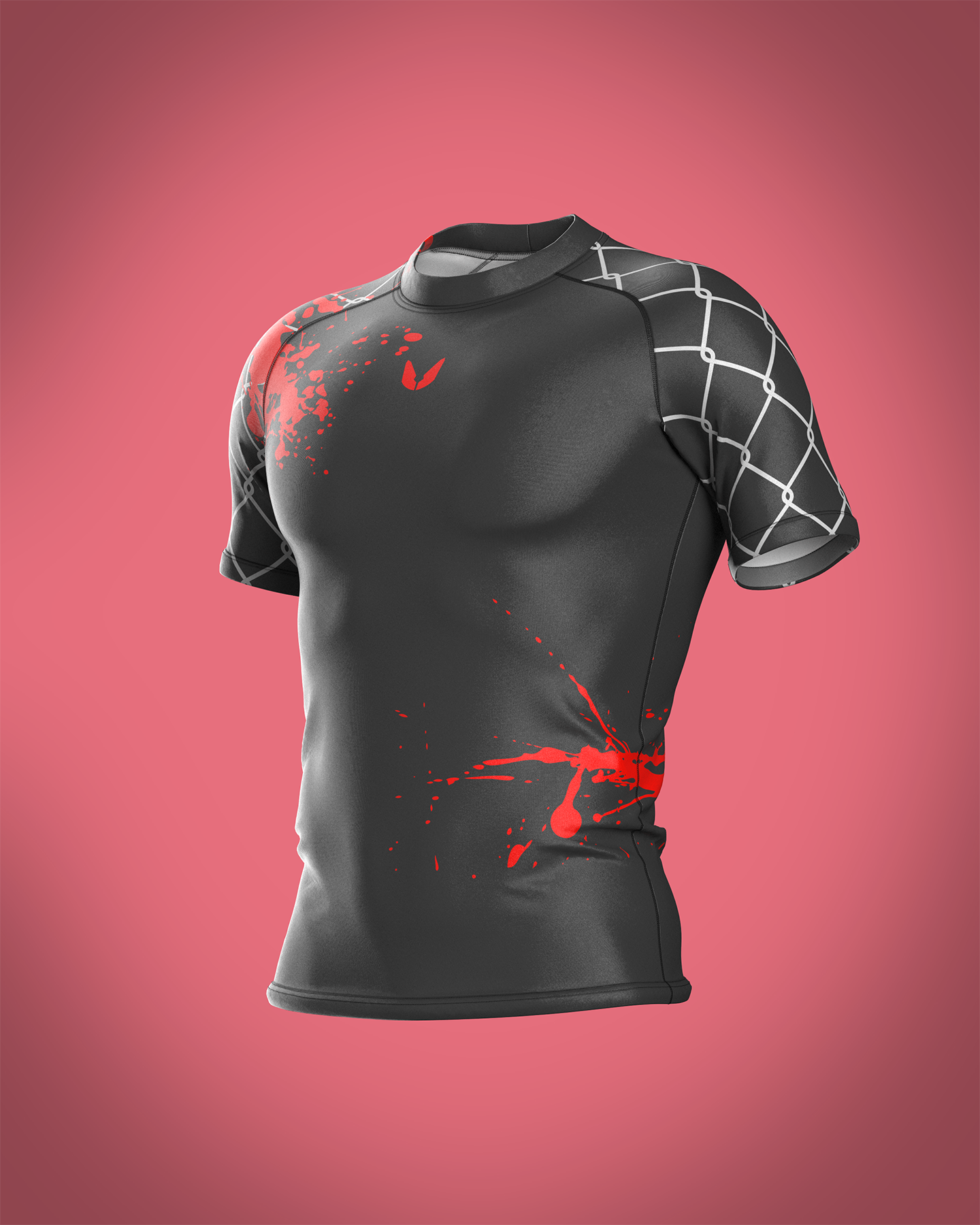 Custom short sleeve rashguard - Fury - custominferno