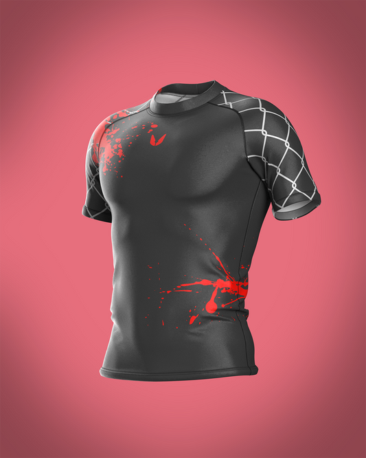 Custom short sleeve rashguard - Fury - custominferno