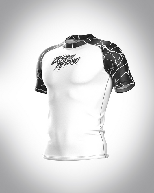 Custom short sleeve rashguard - Marmor - custominferno