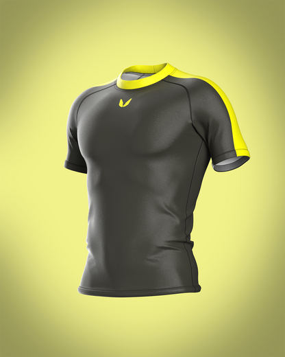 Custom short sleeve rashguard - Fractal - custominferno