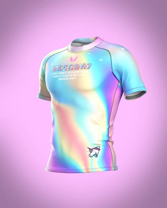Custom short sleeve rashguard - Dangerous3000 - custominferno
