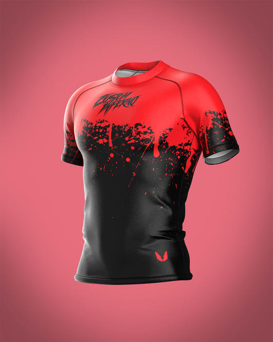 Custom short sleeve rashguard - Bellator - custominferno