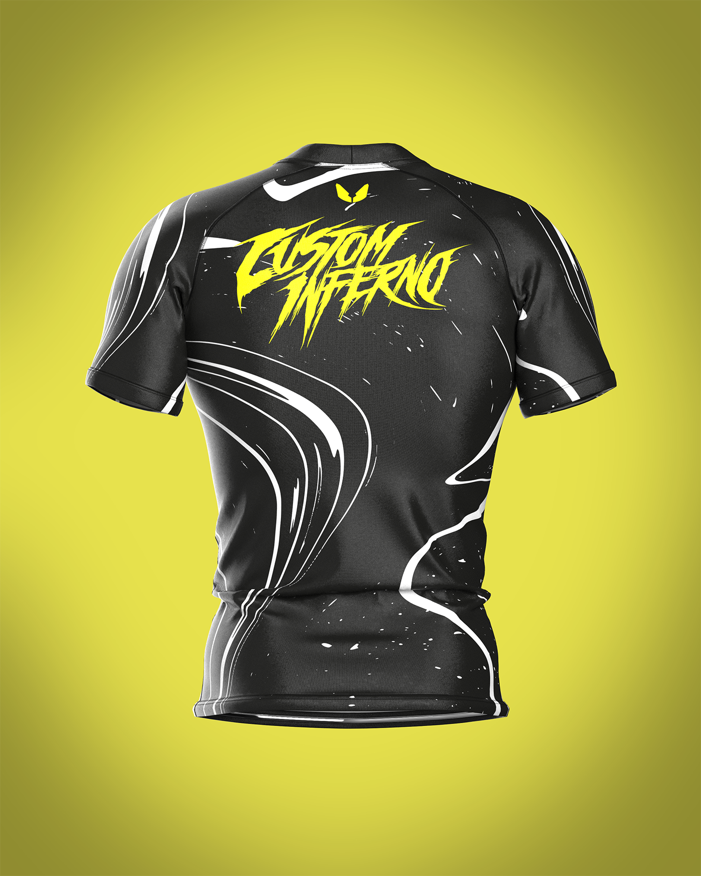 Custom short sleeve rashguard - Fatus - custominferno
