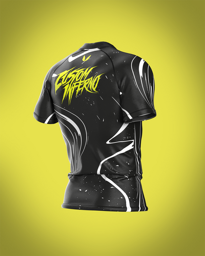 Custom short sleeve rashguard - Fatus - custominferno