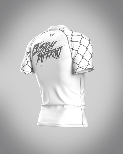 Custom short sleeve rashguard - Dominus - custominferno