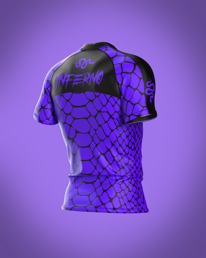 Custom short sleeve rashguard - Veleno - custominferno