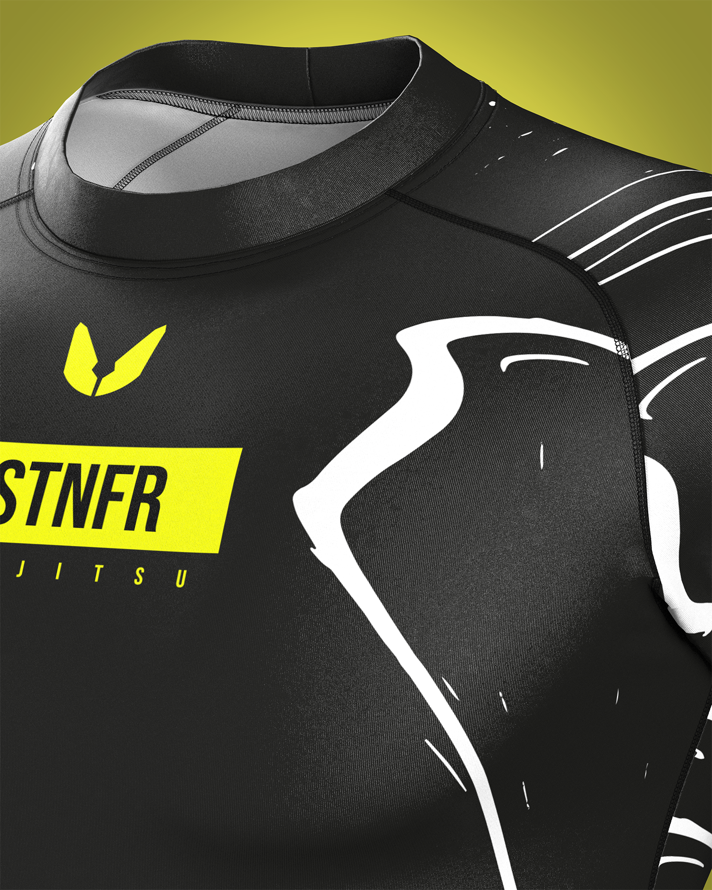 Custom short sleeve rashguard - Fatus - custominferno