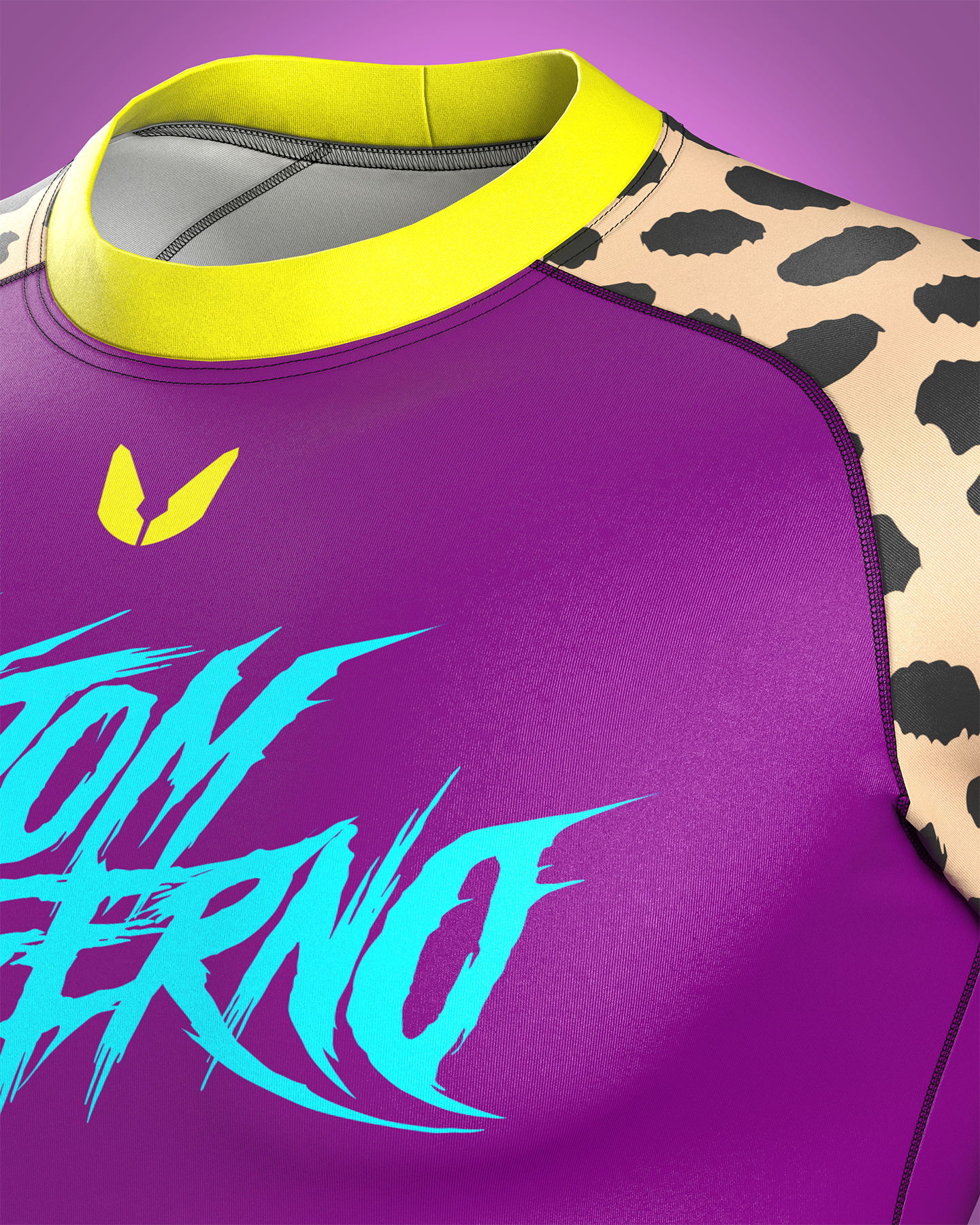Custom short sleeve rashguard - Shuriaken - custominferno