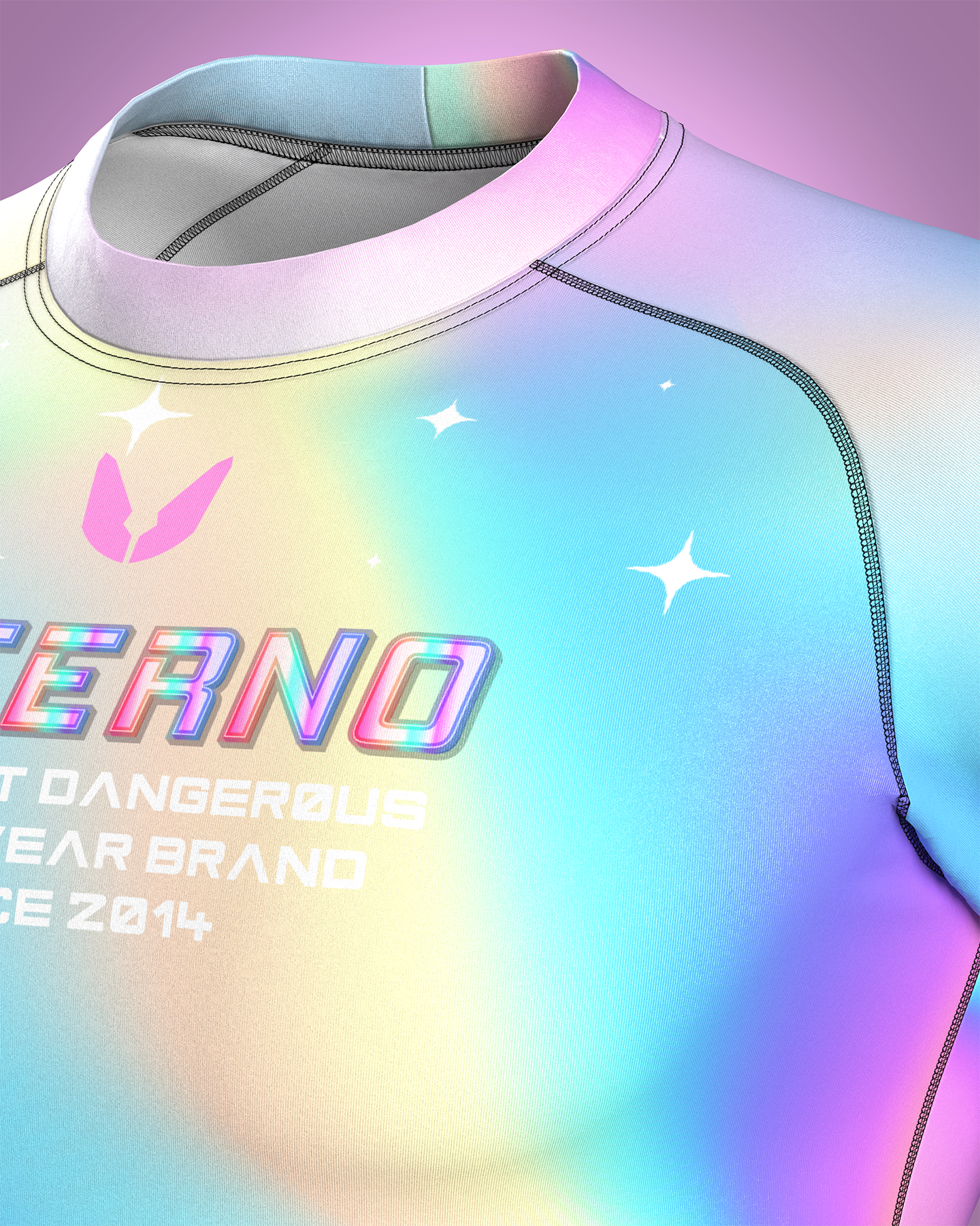Custom short sleeve rashguard - Dangerous3000 - custominferno