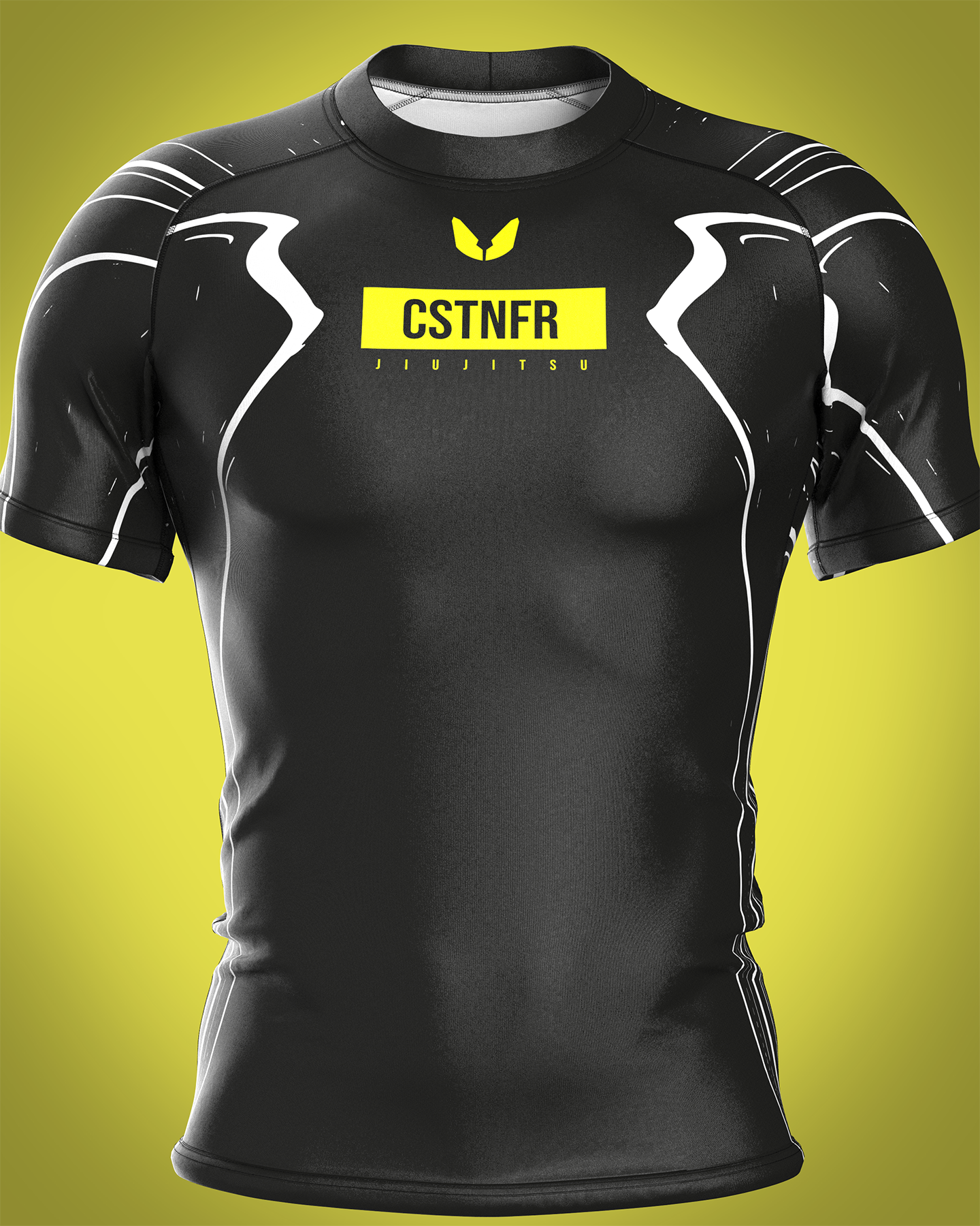 Custom short sleeve rashguard - Fatus - custominferno